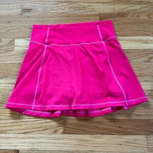 J. Crew CloudStretch high-rise sports skirt bright pink Sz M